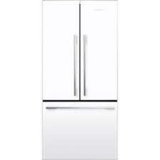 Bisque French Door Refrigerator With Water Dispenser Fisher Paykel 16 9 Cu Ft 3 Door Counter Depth French Door Refrigerators Fingerp Counter Depth French Door Refrigerator French Door Refrigerator French Doors
