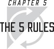 Chapter 5 The 5 Rules Rocket Fuel The One Essential