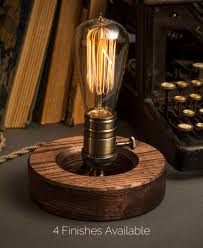 The O Edison Table Lamp Desk Lamp Wooden Edison Lamp Edison Pendant Light Fixtures Edison Table Lamp Lamp