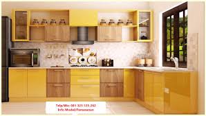 Desain Kitchen Set Jati Minimalis Trend Model Kitchen Set Minimalis Duco Puti Kitchen Furniture Design L Shaped Modular Kitchen Kitchen Interior Design Modern