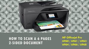 This product detection tool installs software on your microsoft windows device that allows hp to detect and gather data about your hp and compaq products to provide quick access to support information and. Hp Officejet Pro 6960 6961 6963 6964 6966 6968 Scan Multiple 6 Pages 2 Sided Document To Pdf Youtube