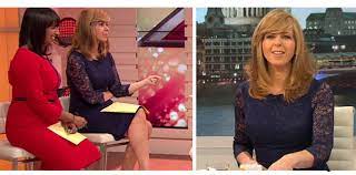 Kate garraway has shared an update on husband derek draper as she reflects on the nhs pay rise today. Kate Garraway On Good Morning Britain Alie Street Abendmodeblog