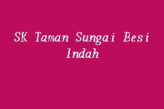 Pada waktu itu, hanya kelas tahun 1 hingga 5 sahaja dibuka dengan jumlah kelas sebanyak 15 buah dan murid tidak sampai 400 orang. Sk Taman Sungai Besi Indah Primary School In Seri Kembangan