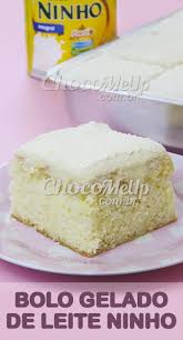 Calda Para Bolo De Leite Ninho Receita De Bolo Gelado De Leite Ninho Esse Bolo E Super Macio E Fofinho Ele E Umedecido Com Muita Calda Feit Gelado De Leite Bolo Gelado Bolo De Leite Ninho