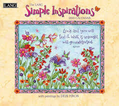 Simple Inspirations Debi Hron 2015 Lang Calendar Card Illustration Wall Calendar Calendar 2015