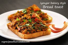 Iyengar Bread Toast Or Masala Bread Toast Recipe Explained With Step By Step Pictures And A Quick Video Iyengar Style Bre Bruchetta Recipe Bread Toast Recipes