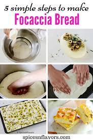 Focaccia Bread Recipe In 5 Simple Steps Recipe Recipes Focaccia Bread Chewy Bread
