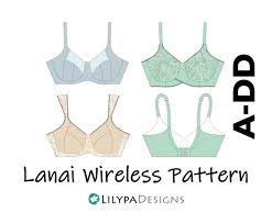 All sizes are in u.s. Lanai Wireless Bra Pattern A Dd Lilypadesigns
