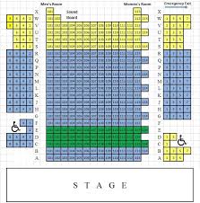 Seating Chart For Bucks County Playhouse Located In New Hope