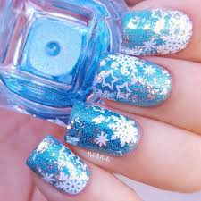 hi loves new snowflakes mani video on my youtube product best nail art designs nails snowflake nail design