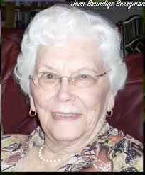 Jean B Brundige Berryman (1931-2016)