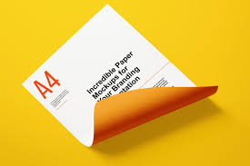 Indeed, why no one burnt paper mockups before? Free Paper Branding Mockup Creativetacos