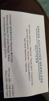Check spelling or type a new query. Greg S Advanced Seamless Gutters 1653 Sterling St N Saint Paul Mn Roofing Mapquest