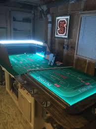 Custom Craps Table Backboard W Rubber Diamond Back Chip Etsy In 2020 Craps Drink Holder 8ft