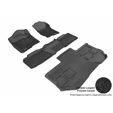 3d Maxpider 2011 2014 Chevrolet Suburban Front Second Third Row Set All Weather Floor Liners In Black Carpet With Images Chevrolet Suburban Floor Liners Black Floor