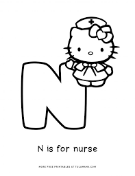 Here we present you 50 free printable alphabet coloring pages for your kid to. Free Hello Kitty Printables And Abc Coloring Pages Tulamama