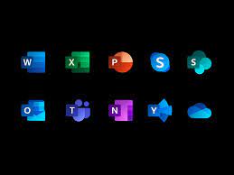 Microsoft Office Fluent Icons Metro Icon Branding Vector Illustration Microsoft App Design Icons Microsoft Icons Icon Design Inspiration Graphic Design Lessons