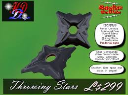 Download in under 30 seconds. Second Life Marketplace Raygun Gothic Ninja Throwing Star