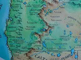 Oregon Fantasy Map Fantasy Map Fantasy Map