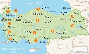 Turkey is a contiguous transcontinental country, situated in western asia and in southeastern europe and shares its border with 8 countries. Map Of Turkey Alanya Travel Fun Fethiye