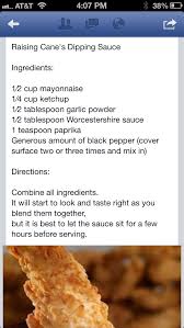 Raising Canes Sauce Recipes Sauce Recipes Appetizer Snacks