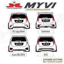 Dalam perjalanan sejarahnya, angkutan kereta api di tanah air kita membuktikan peranannya yang berarti pada sektor perhubungan dalam Sticker Kereta Sticker Belakang Perodua Myvi Custom Warna Dan No Plat Shopee Malaysia