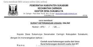 Setelah mendapatkan surat pengantar, selanjutnya datang ke kantor kepala desa atau kelurahan dengan membawa dokumen tadi: Surat Keterangan Usaha Sku Cara Mengurus Membuat Di Kelurahan