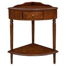 Charlton Home Wilfredo Solid Wood End Table Wayfair Corner Accent Table Corner Table Furniture