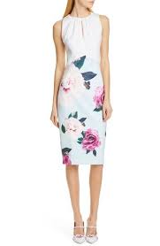 Ted Baker London Annile Magnificent Ruched Body Con Dress Ted Baker Dress Floral Trendy Cocktail Dresses Nordstrom Dresses