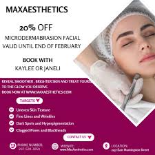 Microdermabrasion is an effective and safe way to perform an exfoliating  and skin skin polishing facial