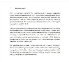 Homogenization bucket or bowl c. Free 14 Health And Safety Plan Templates In Pdf Google Docs Ms Word Apple Pages