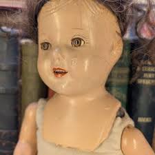 Antique Goo Goo Eye Dolls, Male and Female Dutch Style Cloth, Body  Composition Dolls, With Googly Eyes 15”