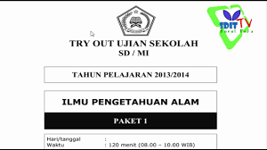 Soal Latihan Un Ipa Kunci Jawaban Sd Mi Tahun Ajaran 2015 2016 Youtube