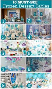 You Must See These 15 Stunning Frozen Dessert Table Ideas Disney Frozen Birthday Party Frozen Themed Birthday Party Frozen Birthday Party
