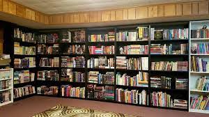 Posted by 1 year ago. Our Library In Our Basement So Far There S A Few More Shelves Not In The Pic Last Count Was Just Over 2200 Books Bookshelf