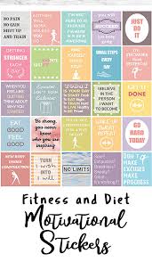 Fitness And Diet Motivational Stickers Bullet Journal Ideas Notebook Planner Motivational Sticker Planner Bullet Journal Layout Bullet Journal Layout Daily