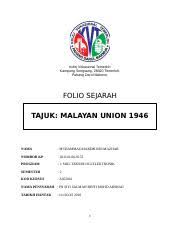 Soalan kertas 3 sejarah tingkatan 5 bab 4 malayan union. Malayan Unian Modul Pp 2017 Docx Pelaksanaan Malayan Union 1946 Telah Mendapat Tentangan Daripada Tajuk Penduduk Melayu Huraikan Sebab Sebab Dan Cara Course Hero