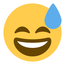 Smiling Face With Open Mouth And Cold Sweat
