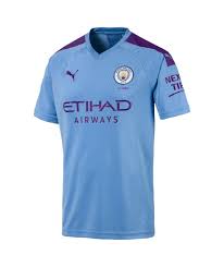 Best deals on city gear ➡ fty.link/31zbiob man city launch their puma era with this strong look in the new home jersey. Soccer Plus Puma North America Inc Puma Manchester City Home Jersey 2019 2020