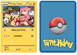 Pokemon Birthday Just Copy And Past Image Onto Powerpoint To Complete The Image On The Back Go To Pokemon Birthday Pokemon Birthday Card Pokemon Invitations
