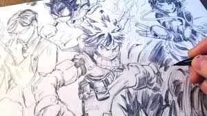 Wear a mask, wash your hands, stay safe. Drawing Epic 5 Character My Hero Academia Splash Page Anime Manga Sketch Youtube