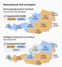 Österreich teilt sich in neun bundesländer mit den jeweiligen hauptstädten auf: Salzburg Bei Bruttoregionalprodukt Vor Wien Oesterreich Orf At