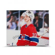 Happy 54th birthday, patrick roy! Patrick Roy Autographed Beginnings 20 X 24 Canvas