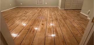 A wood stamped concrete floor isn't just a temporary decorative effect that will wear away or fade. Wood Stamped Concrete Concrete Wood Flooring Contractor