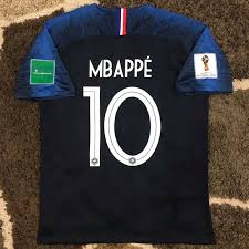 Get ready to share your pride and joy for france's 2018 world cup victory with official france soccer jerseys and the. Buy Mbappe Soccer Jersey Cheap Online