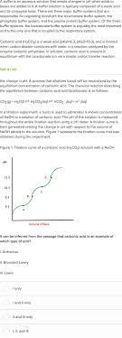 The Role Of The Bicarbonate Buffer System In Regulating Blood Ph Practice Khan Academy