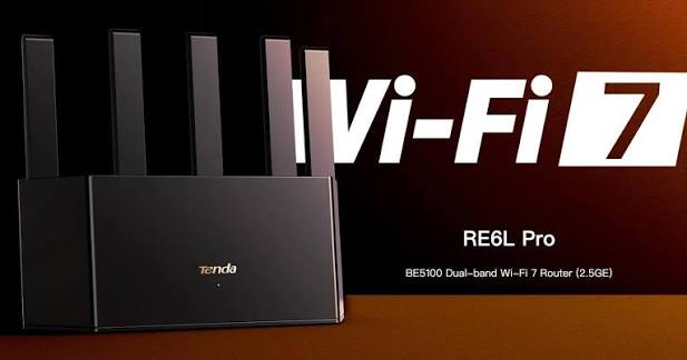 Tenda WI-FI7 Router — RE6L Pro/TE6L Pro ✓ Puerto Ethernet 2,5G,Tú decides  cómo usarlo. ✓ Conexión Wi-Fi con un solo toque y NFC ✓ Wi-Fi 7 Más rápido  que nunca. ✓ Funcionamiento