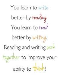 You Learn to Write by Reading" Quote Poster | Learning to write ...