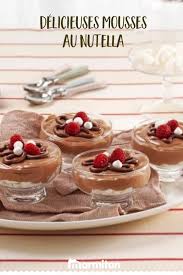 Mousse Au Nutella Recette Mousse Au Nutella Recette Recette Verrine Sucree