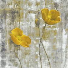Black And Yellow Flowers Yellow Flowers I Yellow Painting Yellow Art Flower Painting